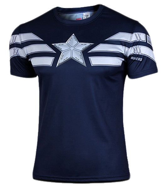 captain america t shirt 3xl