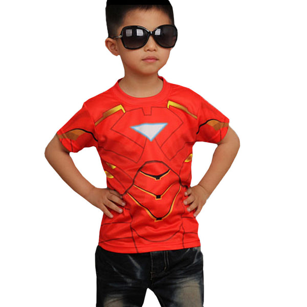 Iron man 2025 t shirt kids