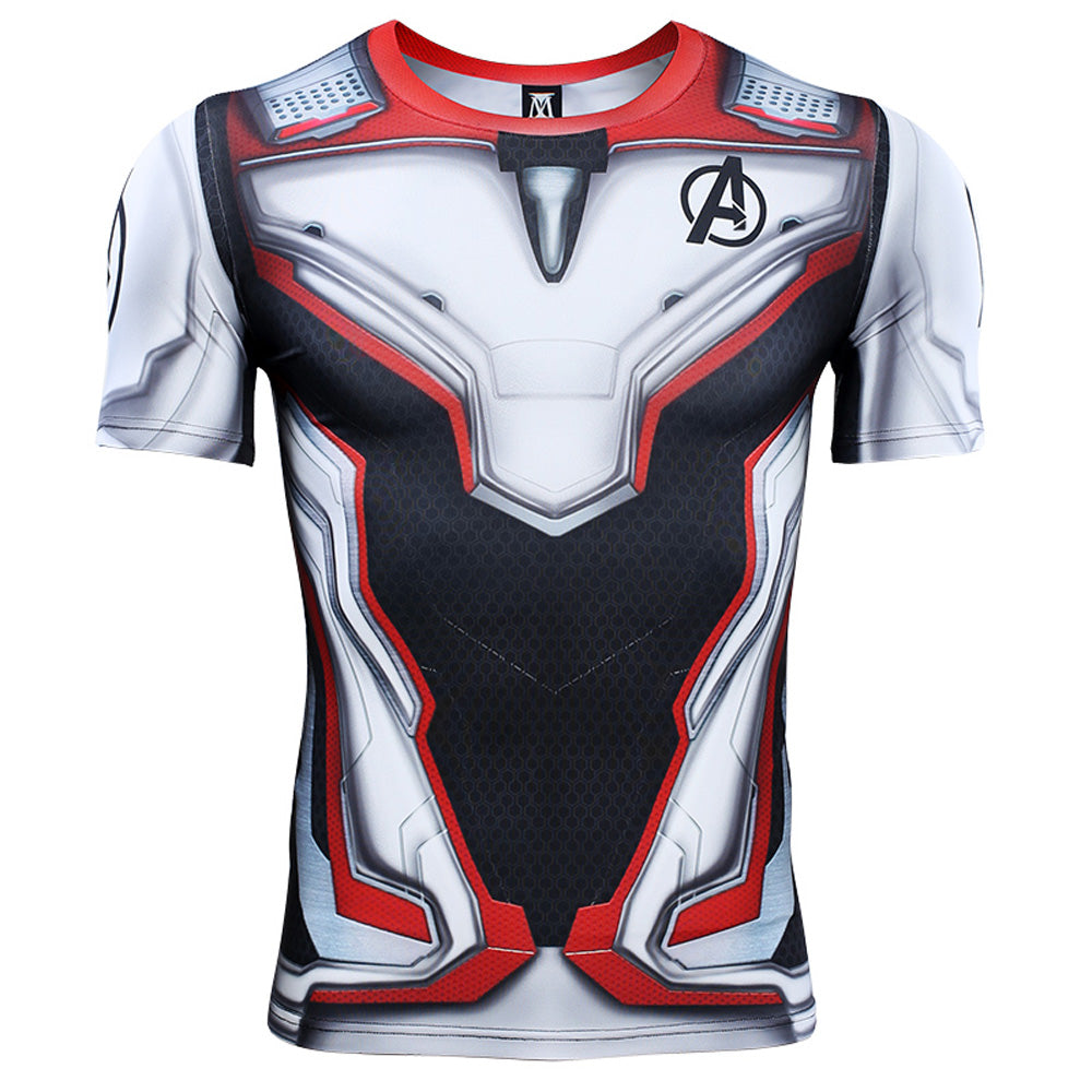 Avengers 4 Realm T-shirt – G-LIKE Endgame Drying Costumes Quick Quantum